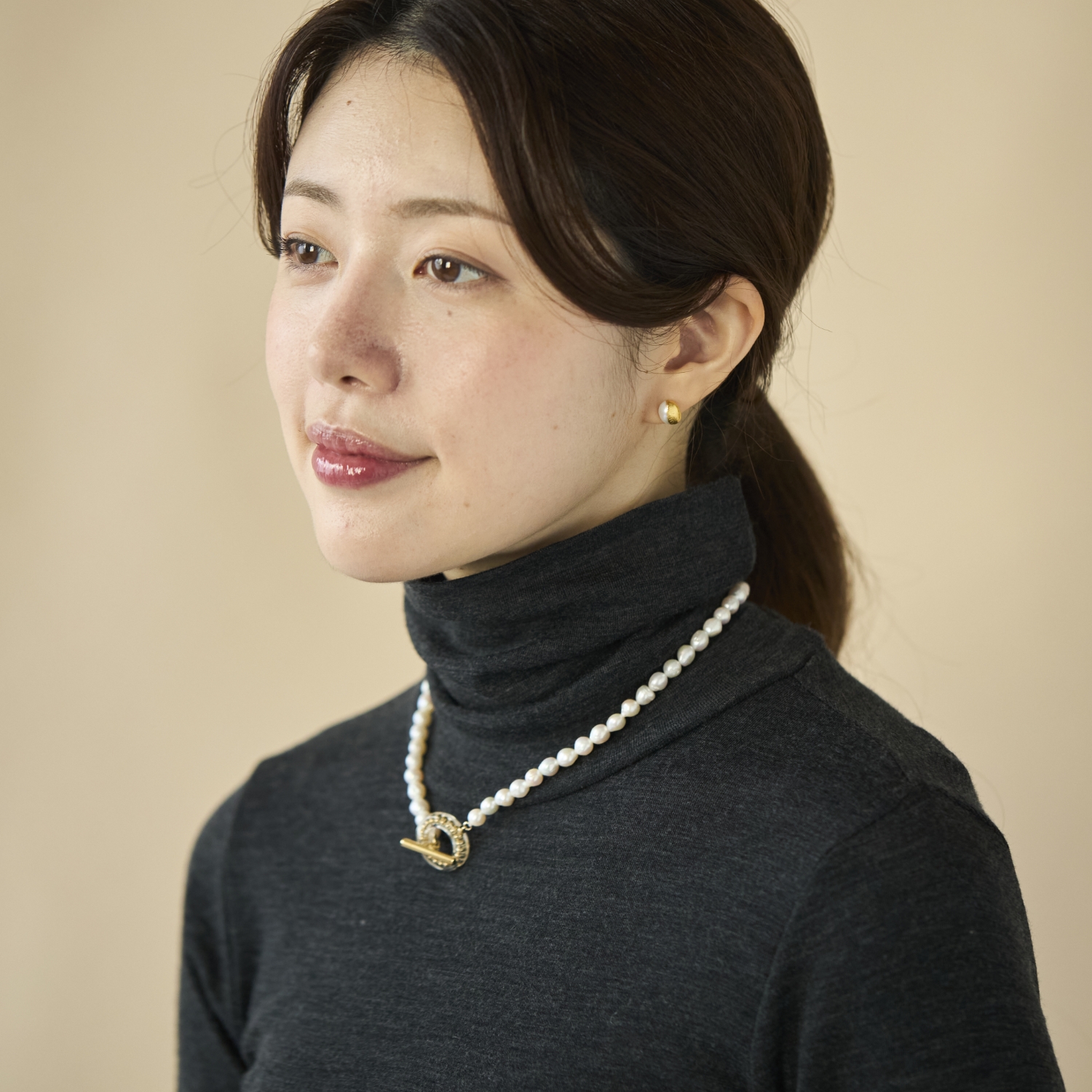 nico/アクリルマンテルネックレス